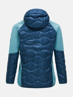 Peak Performance M Helium Down Hybrid Hood Mountain Lake/Deluded Vision
