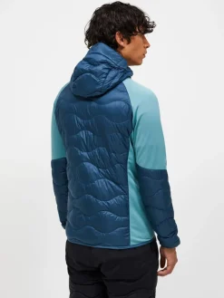 Peak Performance M Helium Down Hybrid Hood Mountain Lake/Deluded Vision