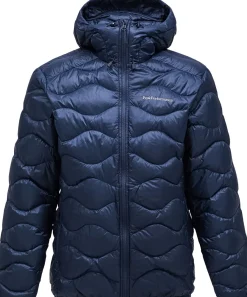 Peak Performance M Helium Down Hood Jacket Blue Shadow