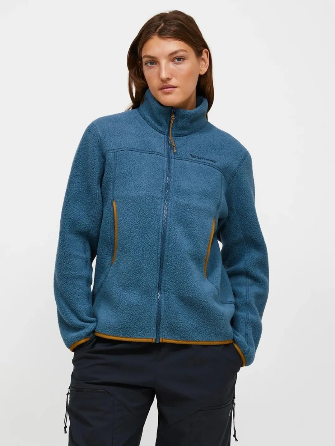 Peak Performance W Fleece Zip Cardigan Mountain Lake