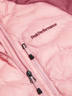Peak Performance W Helium Down Hybrid Jacket Warm Blush