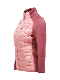 Peak Performance W Helium Down Hybrid Jacket Warm Blush