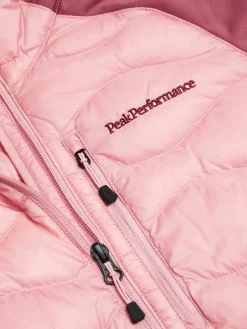 Peak Performance W Helium Down Hybrid Jacket Warm Blush