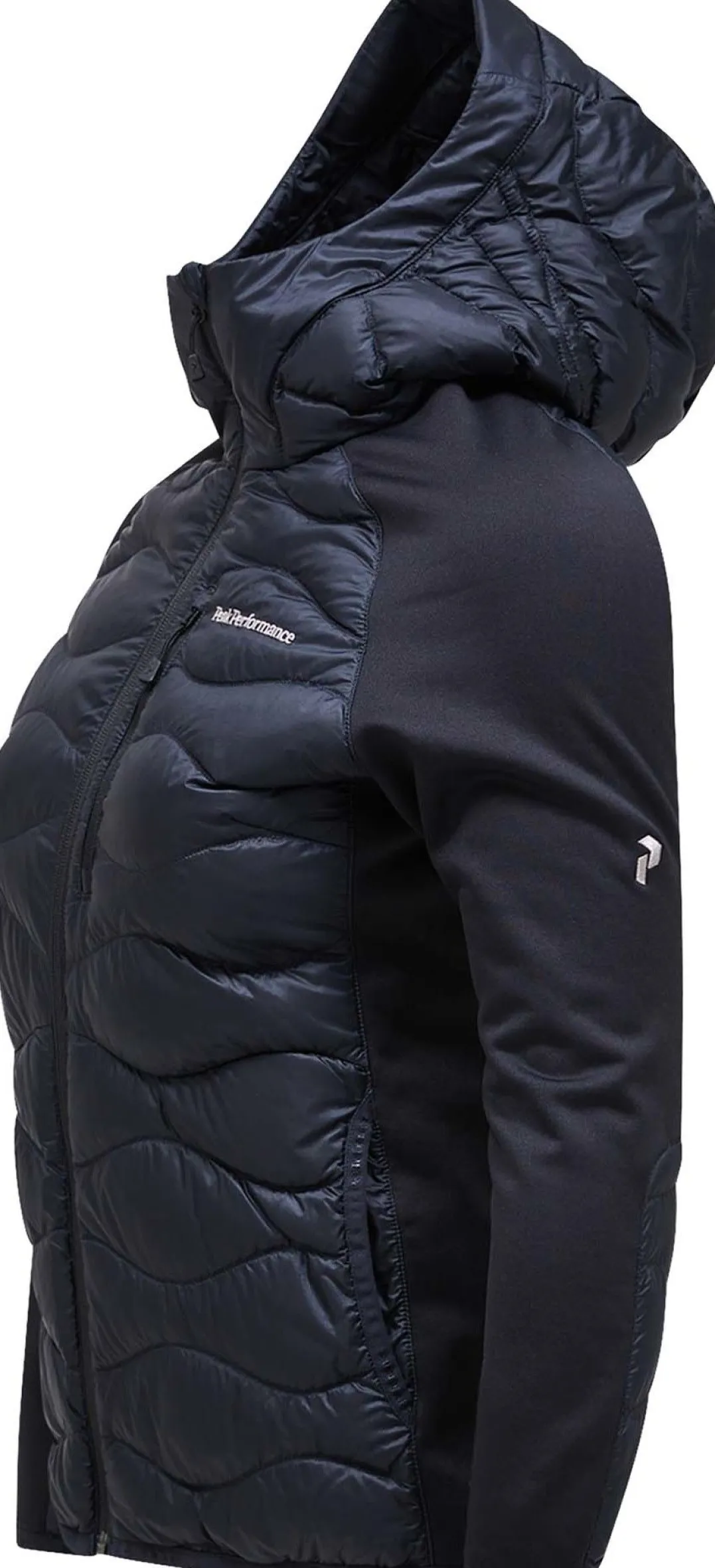 Peak Performance W Helium Down Hybrid Hood Black