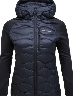 Peak Performance W Helium Down Hybrid Hood Black