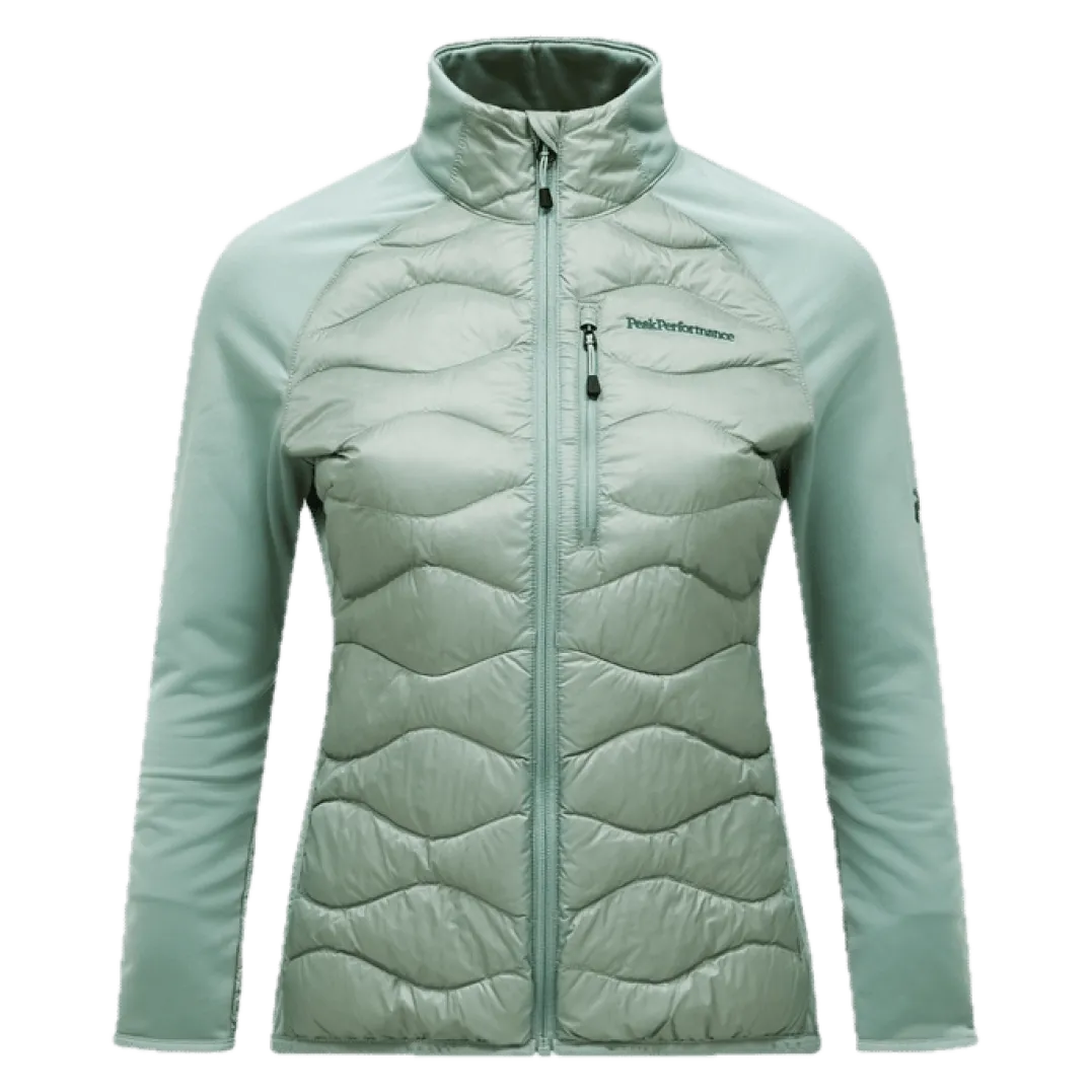Peak Performance W Helium Down Hybrid Jacket Green Valley