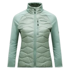Peak Performance W Helium Down Hybrid Jacket Green Valley