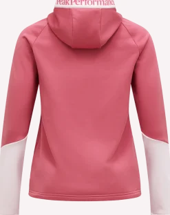 Peak Performance Women's Rider Essentials Zip Hood Mountain Blush/Frosted Blossom