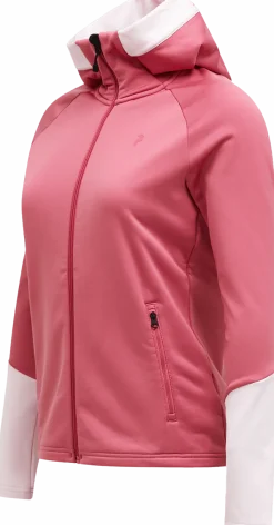 Peak Performance Women's Rider Essentials Zip Hood Mountain Blush/Frosted Blossom