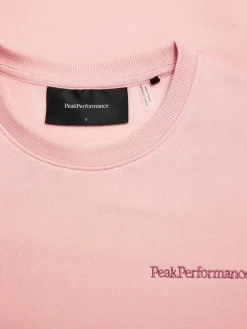 Peak Performance W Original Small Logo Cre Warm Blush