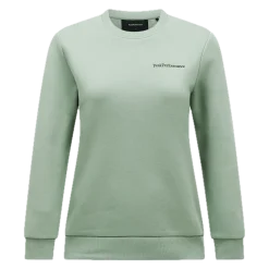 Peak Performance W Original Small Logo Cre Green Valley