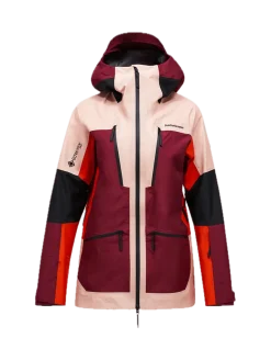 Peak Performance W Vertical Gore-Tex Pro Jacket Peach Fuzz/vertical Zenith/