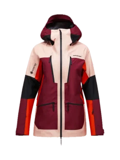 Peak Performance W Vertical Gore-Tex Pro Jacket Peach Fuzz/vertical Zenith/
