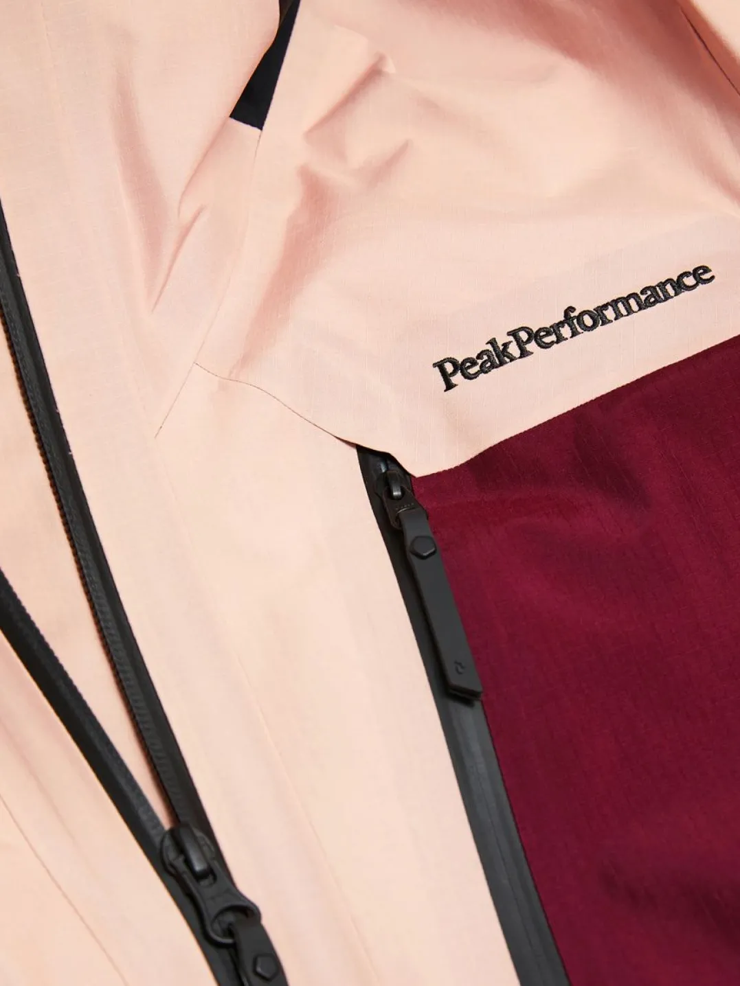 Peak Performance W Vertical Gore-Tex Pro Jacket Peach Fuzz/vertical Zenith/