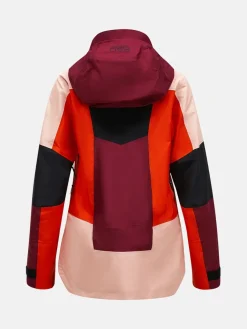 Peak Performance W Vertical Gore-Tex Pro Jacket Peach Fuzz/vertical Zenith/