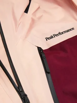 Peak Performance W Vertical Gore-Tex Pro Jacket Peach Fuzz/vertical Zenith/