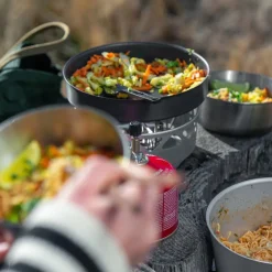 Primus Essential Stove Set 1x1.3l W. Pan Stormkjøkken No Color