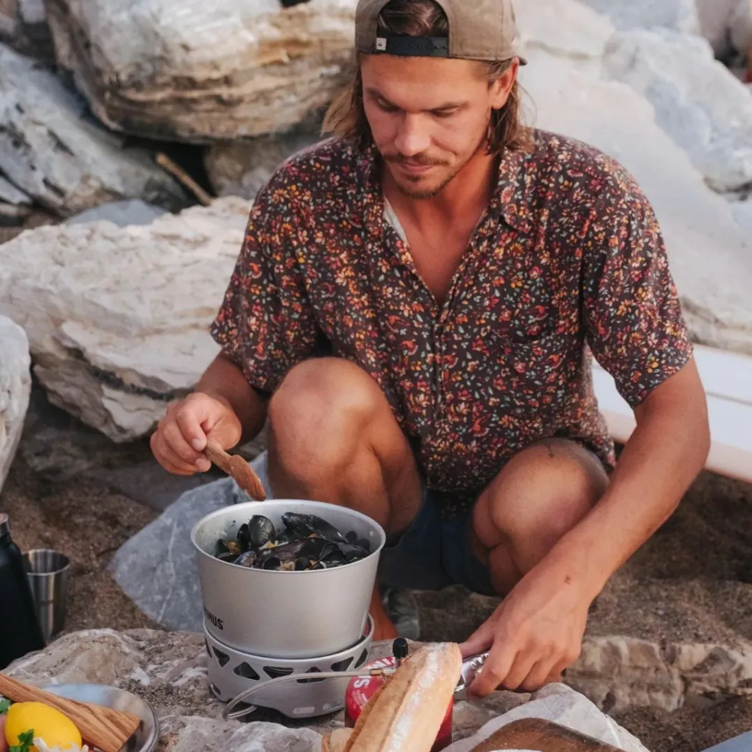 Primus Essential Stove Set 1x1.3l W. Pan Stormkjøkken No Color