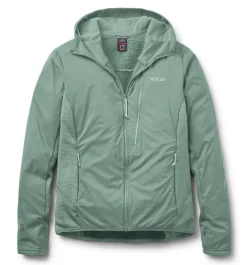 Rab Ascendor Summit Hoody Wmns Dark Fig Green