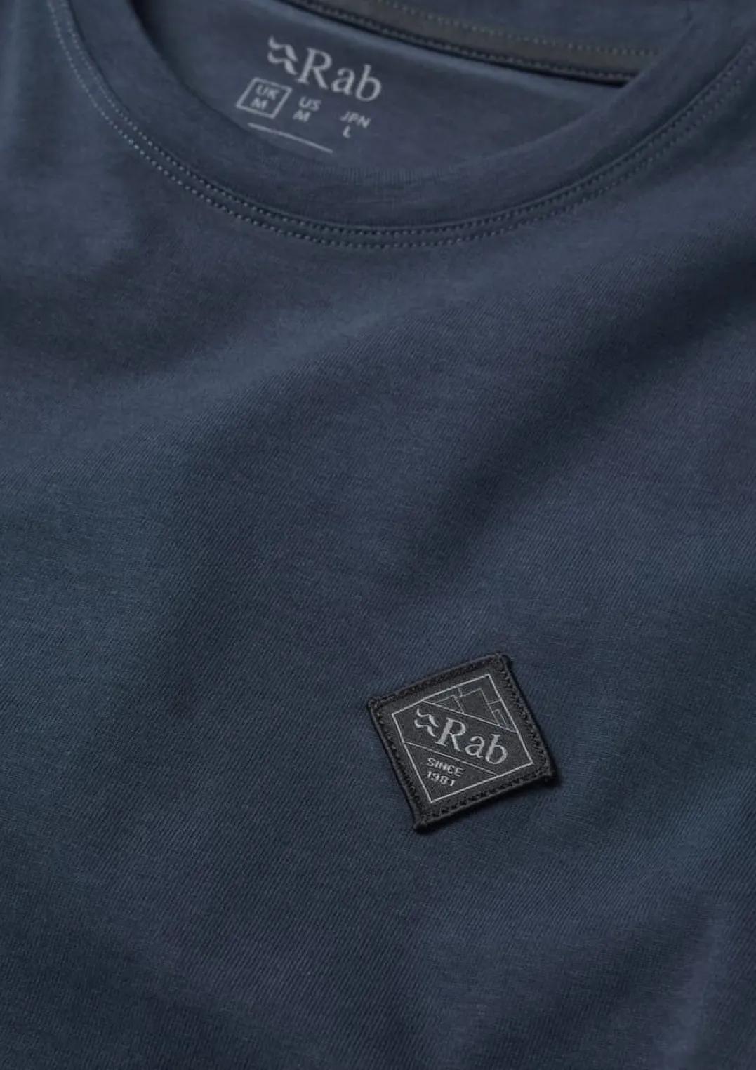 Rab Basecamp Logo Badge Tee Tempest Blue