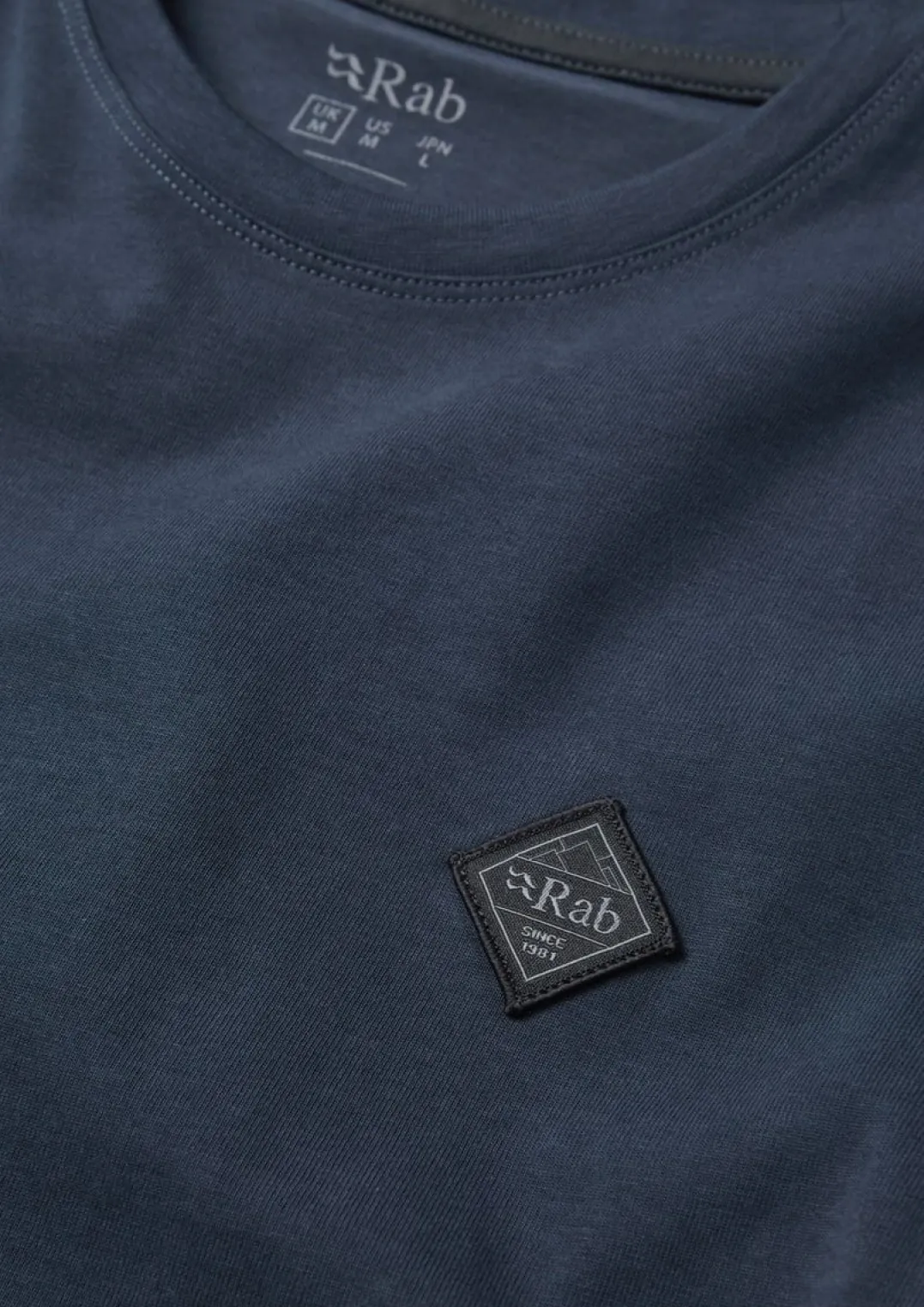 Rab Basecamp Logo Badge Tee Tempest Blue