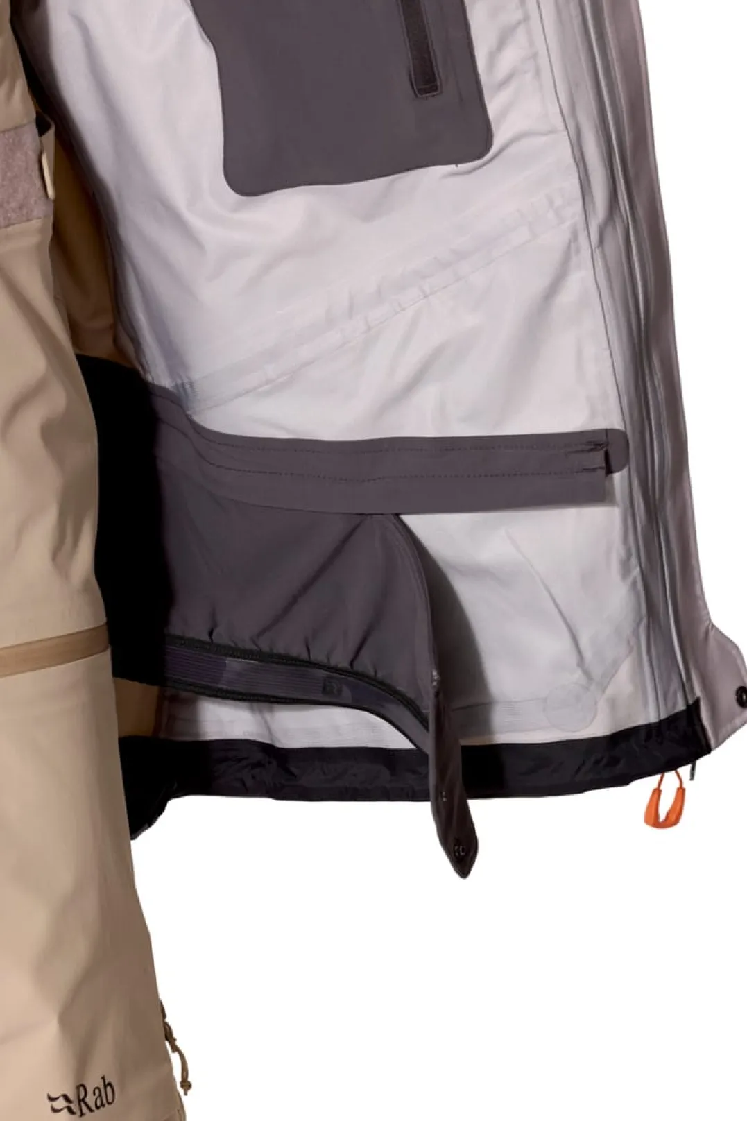 Rab Bigline Jacket Wmns Dark Melba/dark Pebble