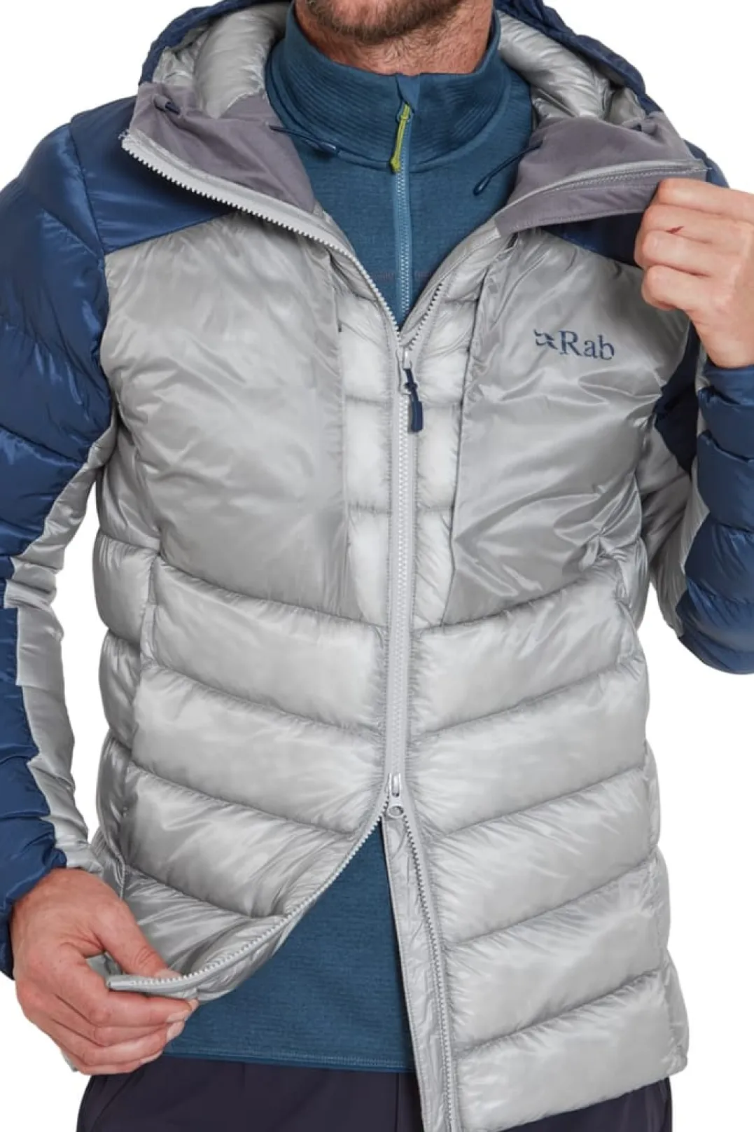 Rab Cirrus Ultra Hoody Tempest Blue/Light Zinc