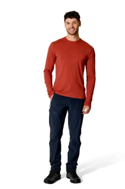 Rab Force Ls Tee Tuscan Red