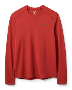 Rab Force Ls Tee Tuscan Red