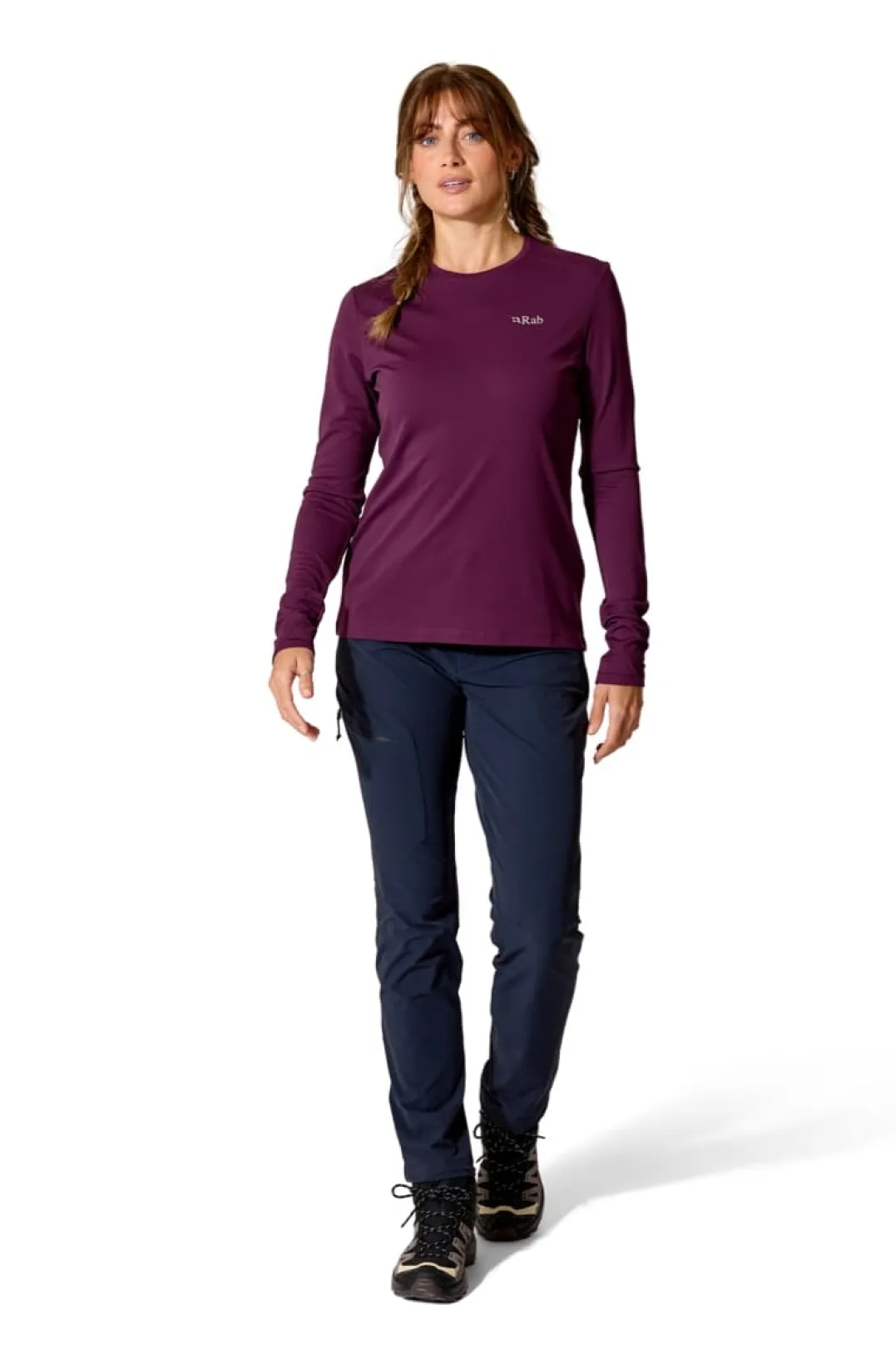 Rab Force LS Tee Wmns Mulberry