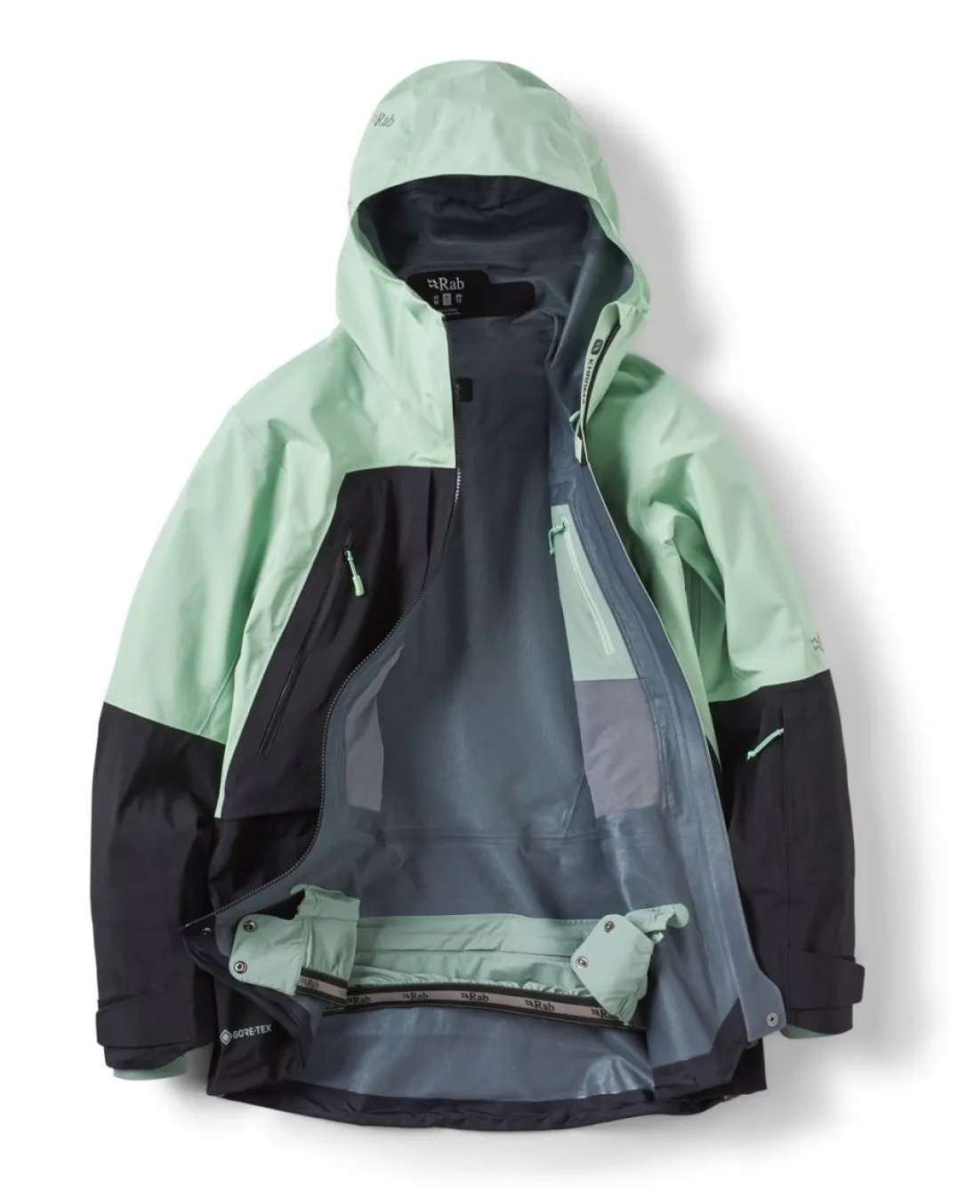 Rab Khroma Converge Jacket Wmns Fig Green/black