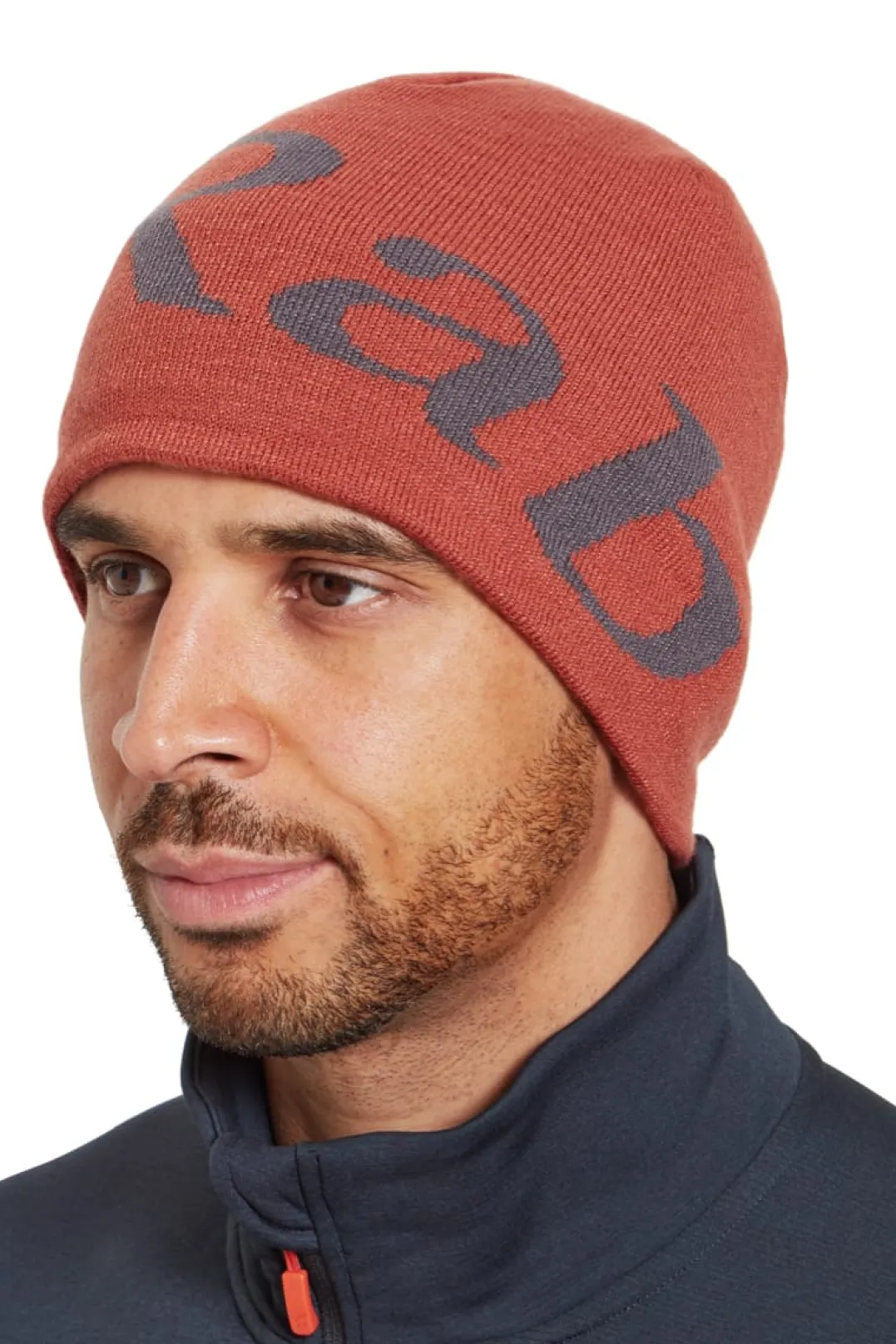 Rab Logo Beanie Tuscan Red/Graphene