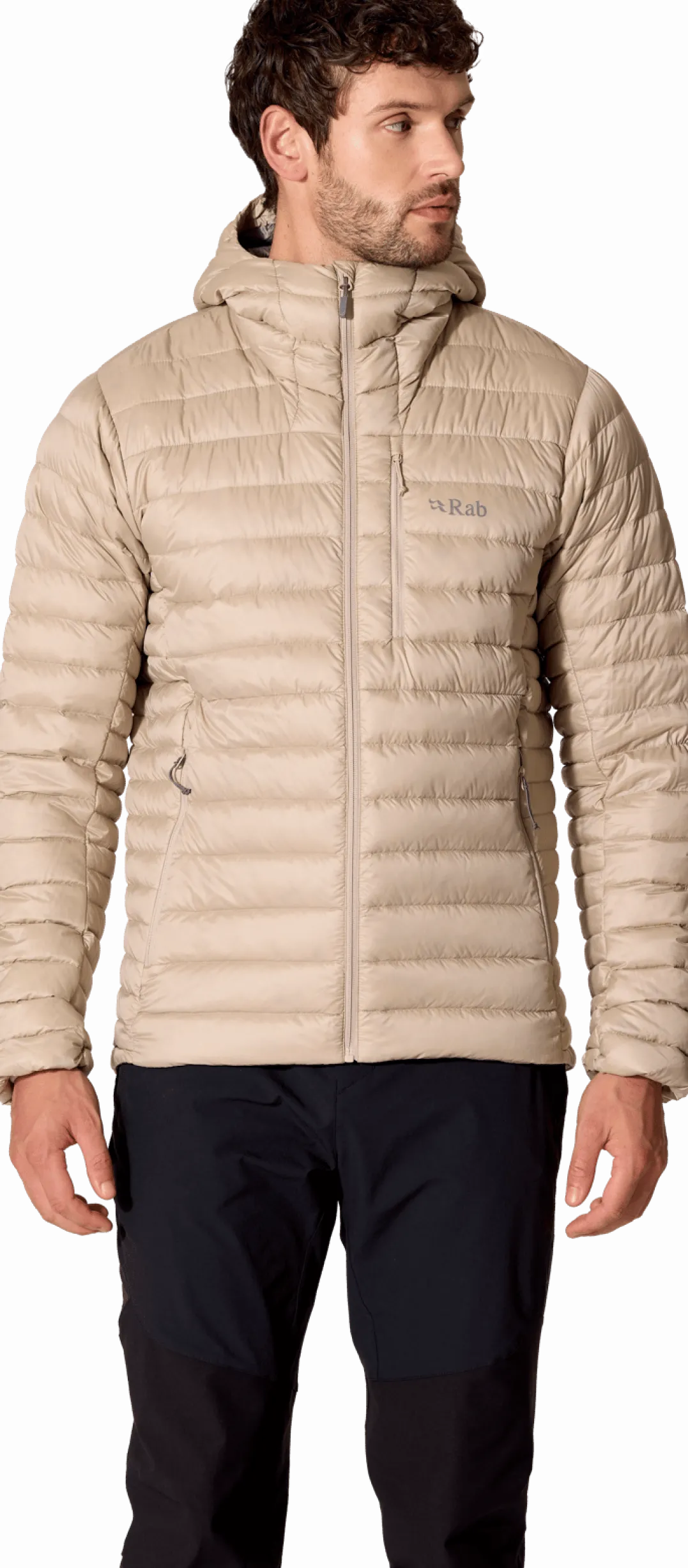 Rab Men's Microlight Alpine Down Jacket Dark Pebble
