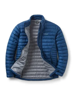 Rab Men's Microlight Down Jacket Tempest Blue