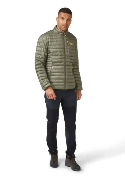 Rab Men's Microlight Down Jacket Light Khaki