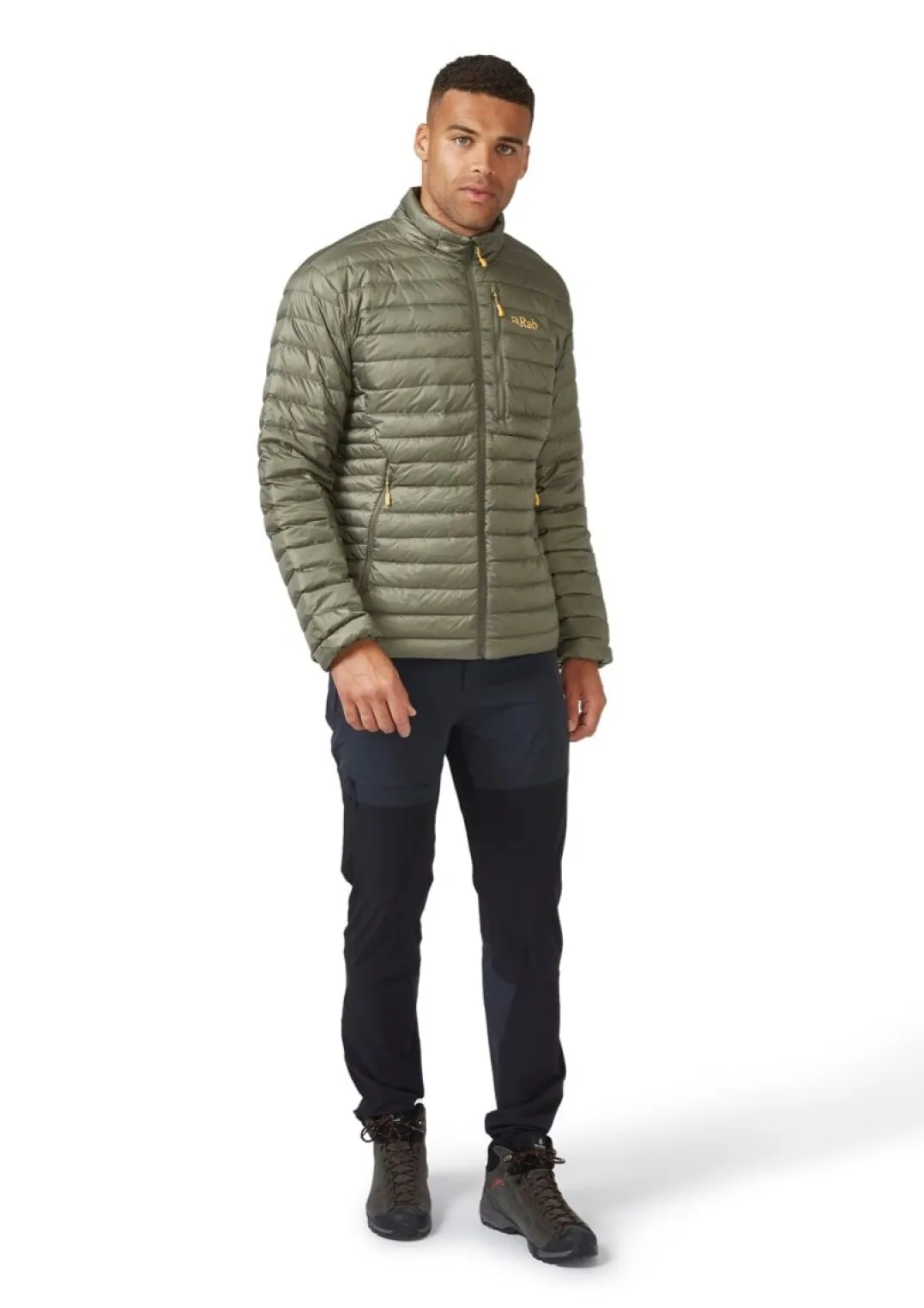 Rab Men's Microlight Down Jacket Light Khaki