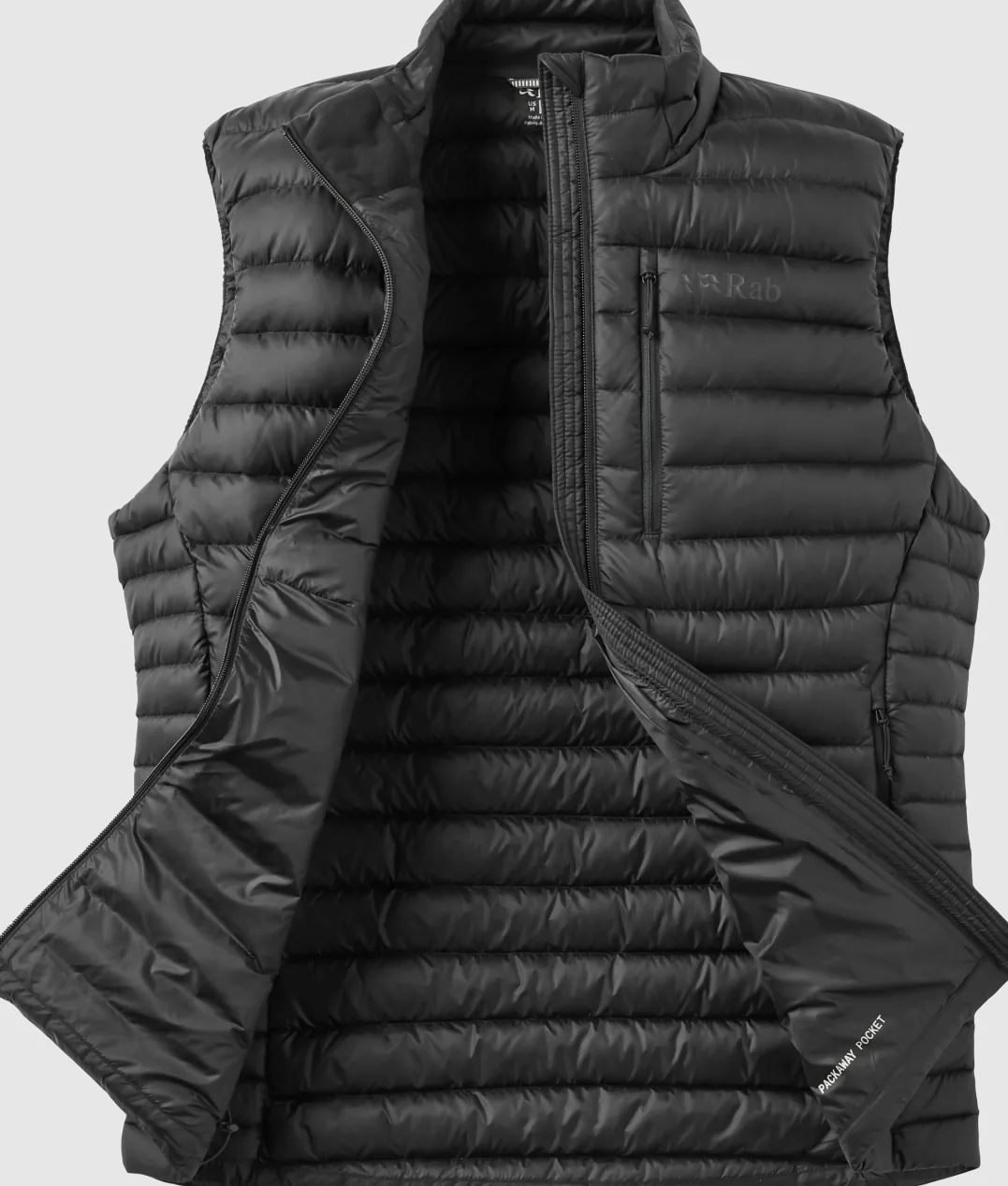 Rab Men's Microlight Down Vest Black