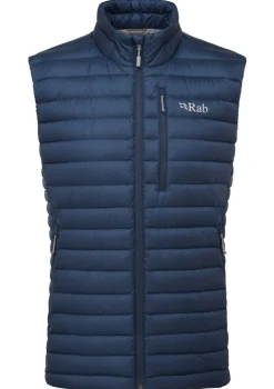Rab Men's Microlight Down Vest Tempest Blue
