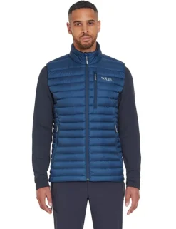 Rab Men's Microlight Down Vest Tempest Blue