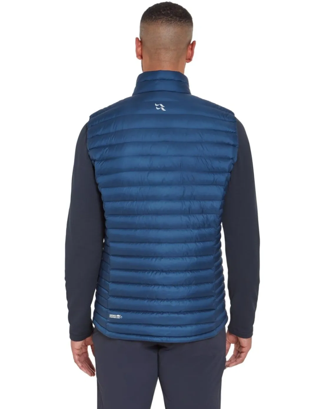 Rab Men's Microlight Down Vest Tempest Blue