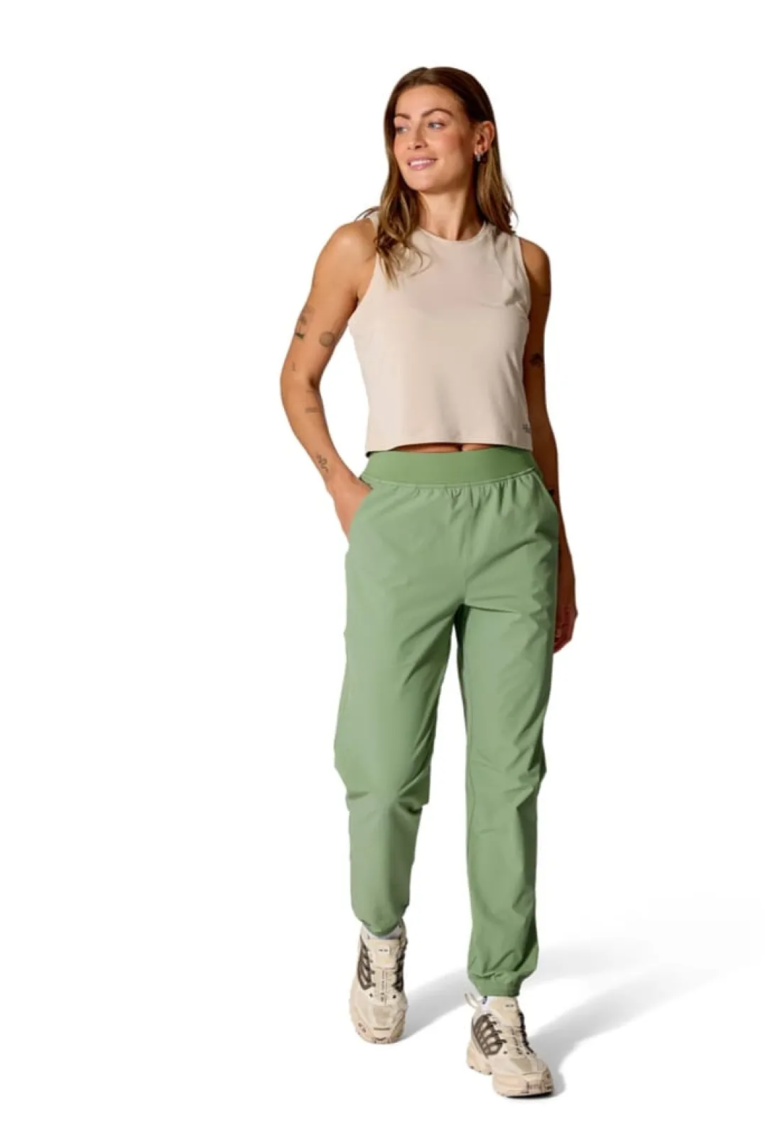 Rab Momentum Pants Wmns Dark Fig Green