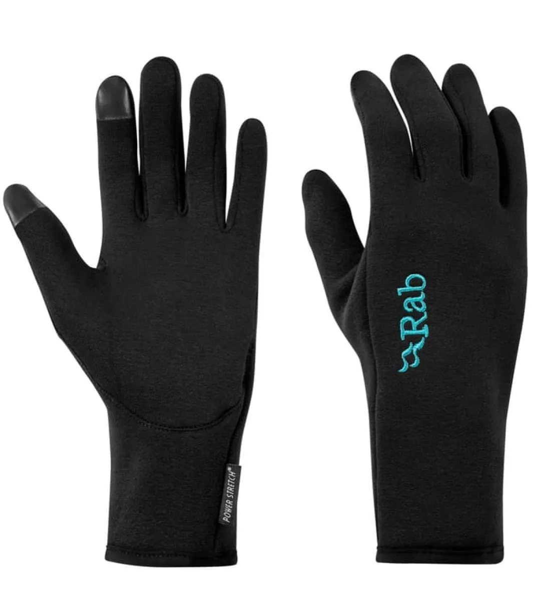 Rab Power Stretch Contact Gloves Wmns Black