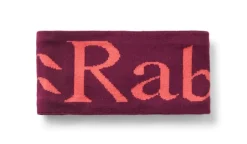 Rab Rab Knitted Logo Headband Mulberry/hibiscus