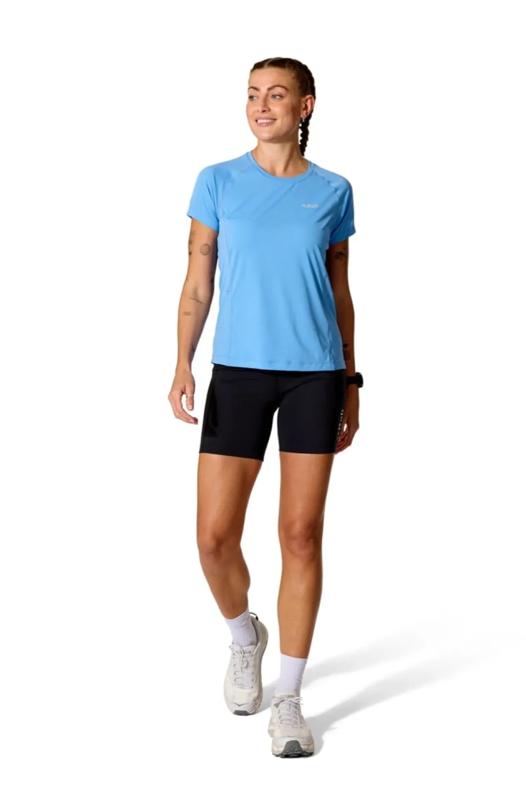 Rab Sonic Ultra Tee Wmns Bluebird/light Zinc
