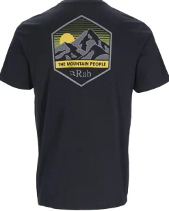 Rab Stance Mountain Peak Tee Beluga