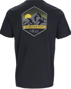Rab Stance Mountain Peak Tee Beluga