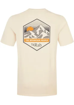 Rab Stance Mountain Peak Tee Ecru