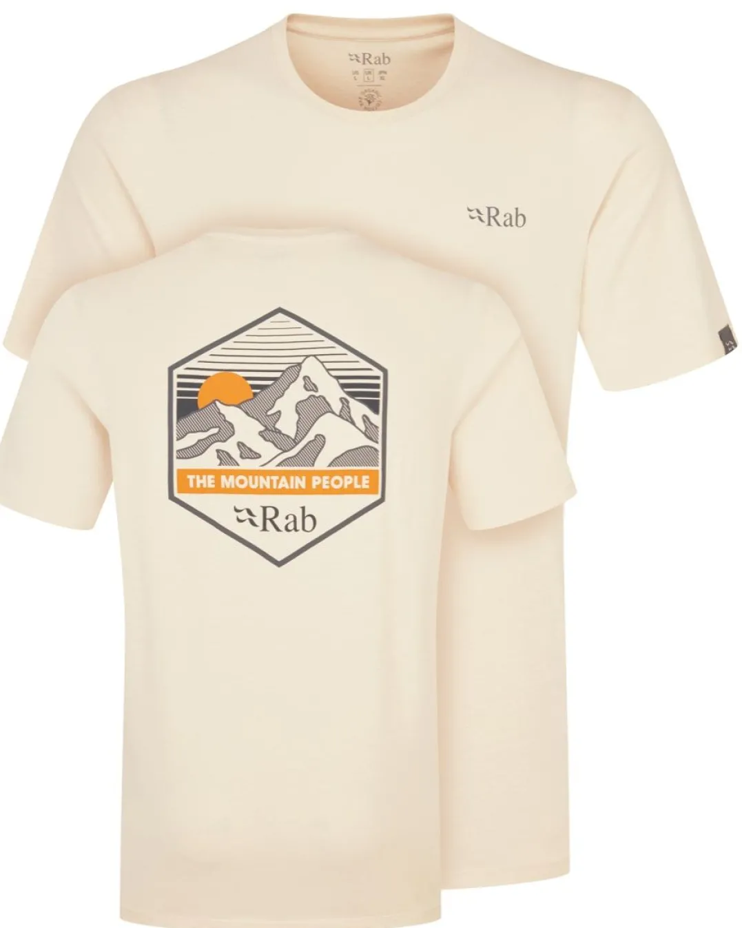 Rab Stance Mountain Peak Tee Ecru