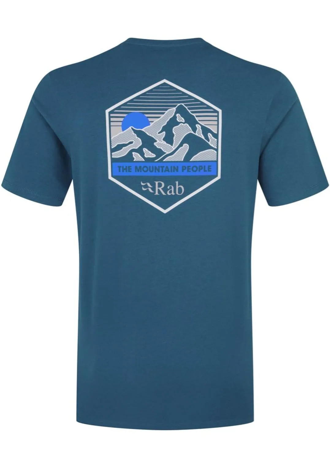Rab Stance Mountain Peak Tee Tempest Blue