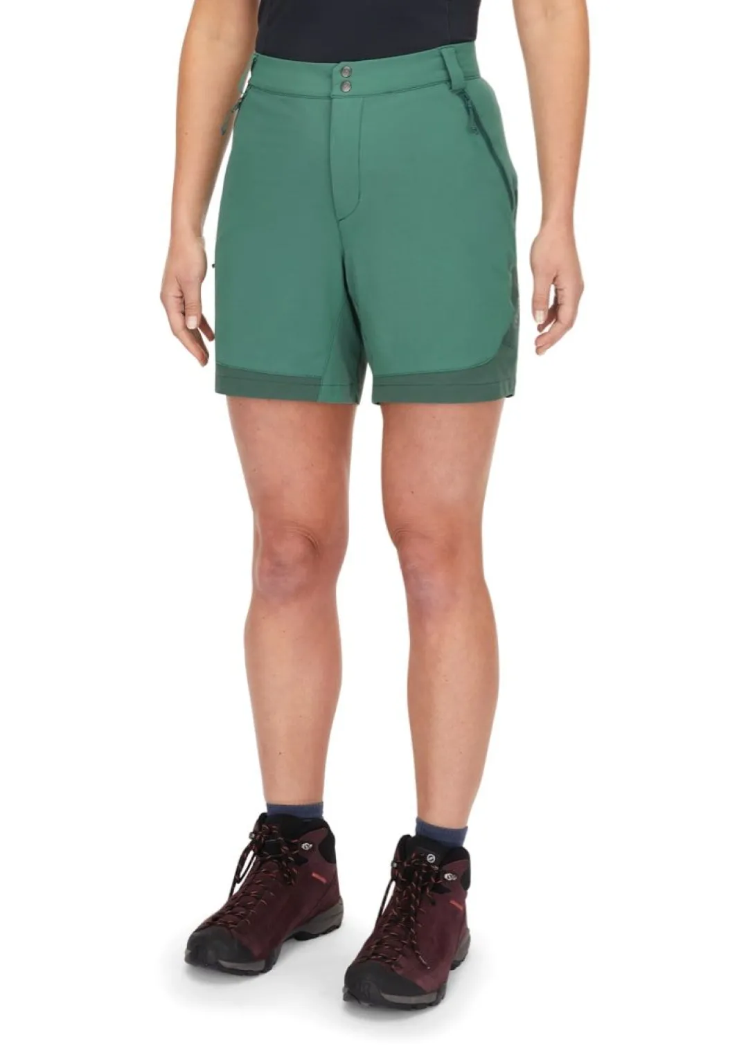 Rab Torque Mountain Shorts Wmns Eucalyptus/Green Slate